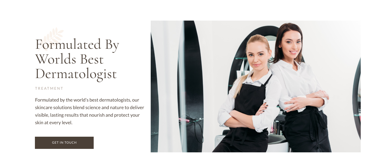 Wellness website template preview